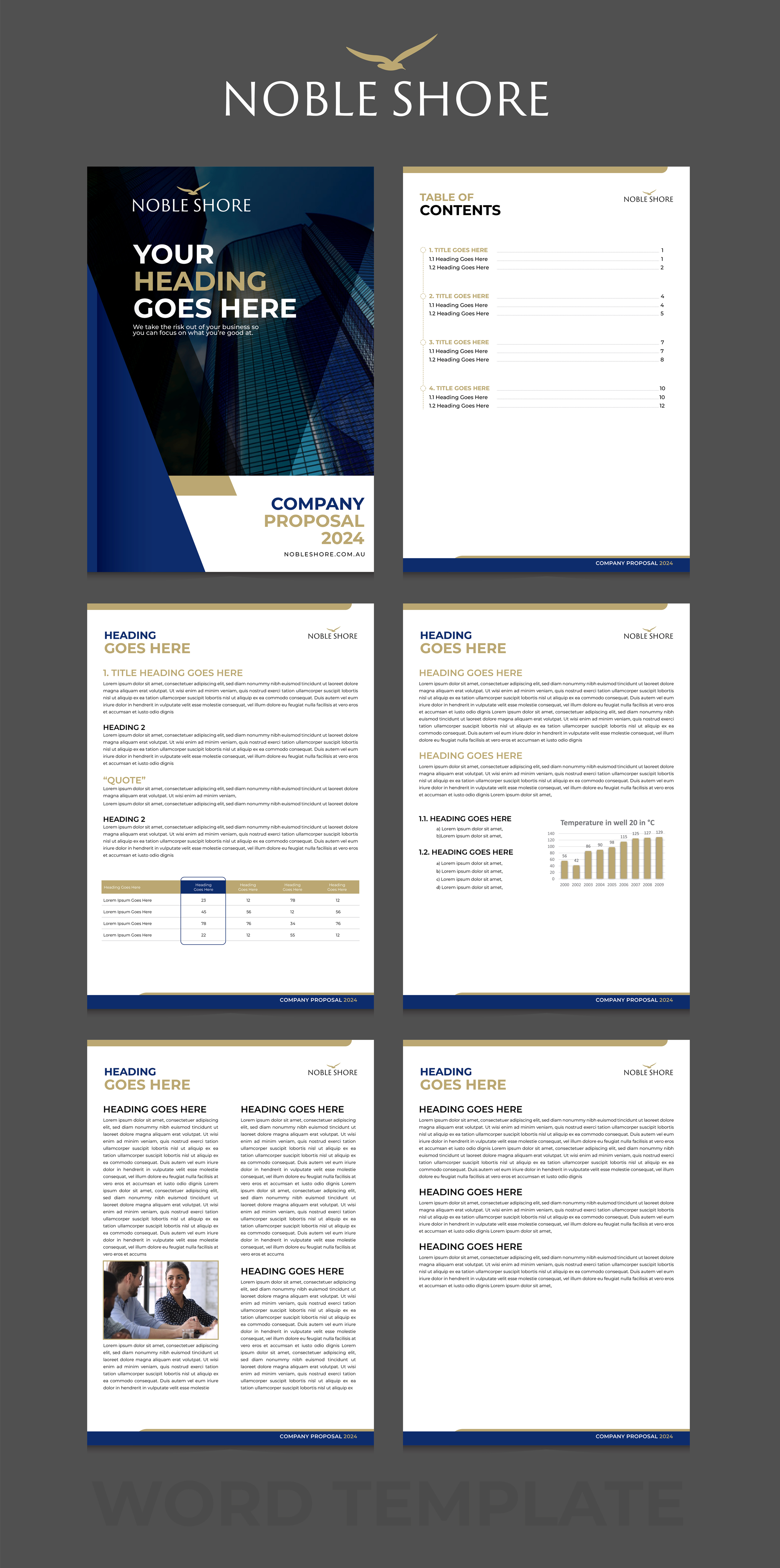 Word Template Design by 3Guys for this project | Design #33157124