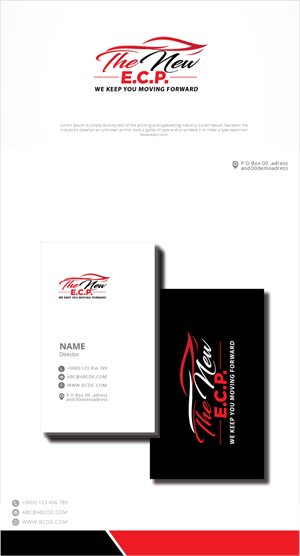 Logo Design by zebronicgraphic for E.C.P. Auto Repair And Service | Design: #33128992