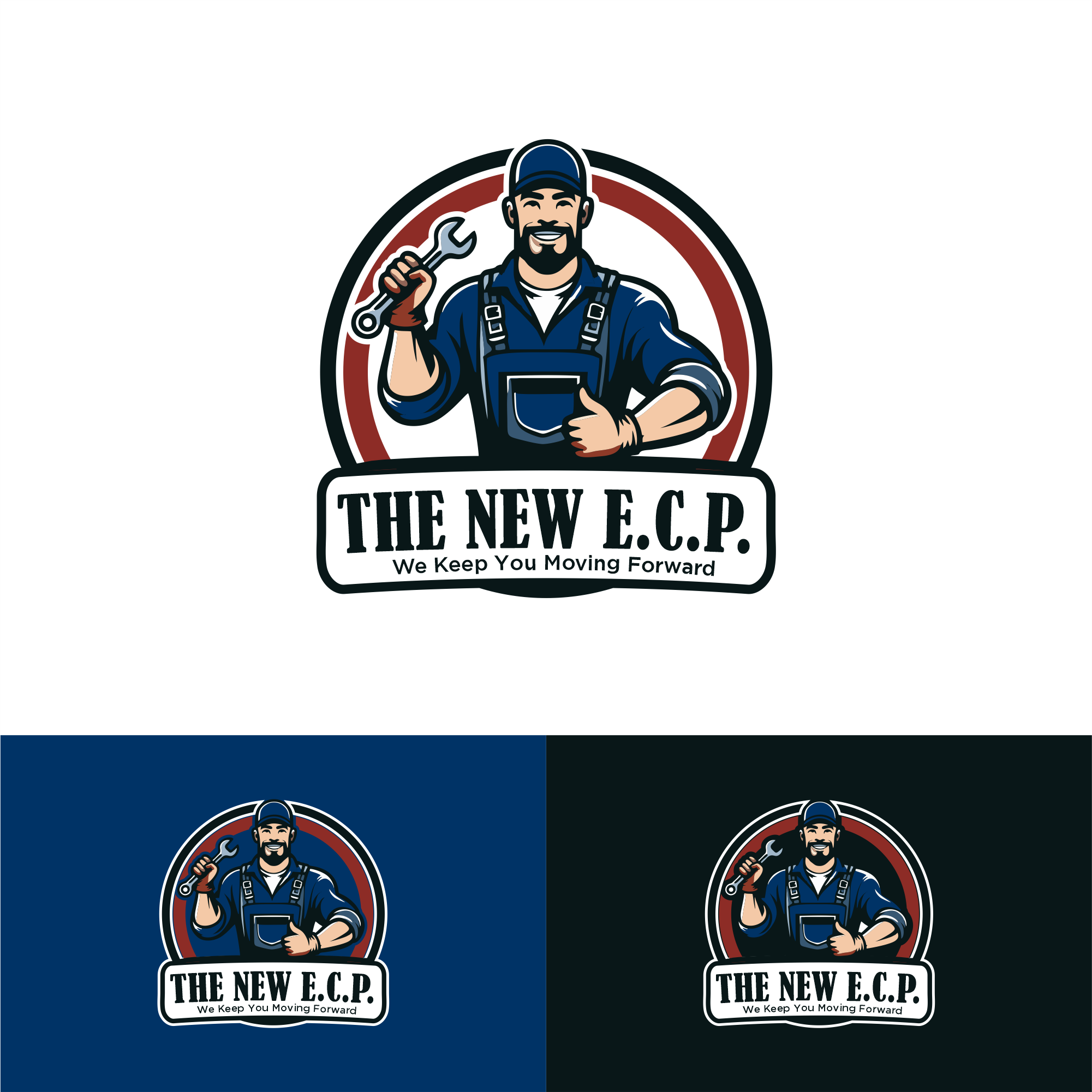 Logo Design by BerhasilKabeh for E.C.P. Auto Repair And Service | Design #33133880