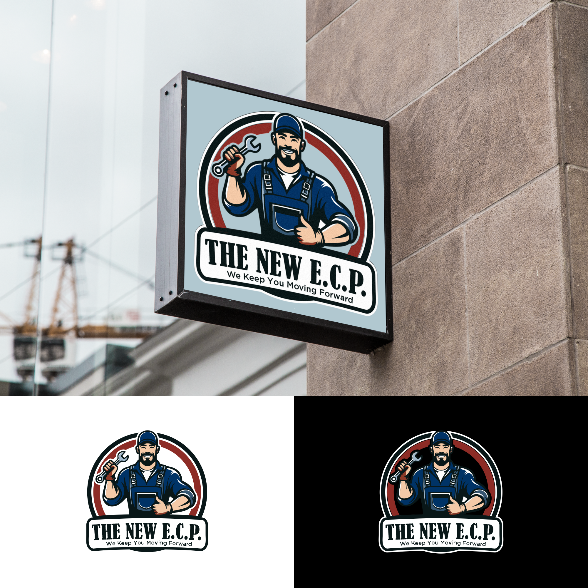 Logo Design by BerhasilKabeh for E.C.P. Auto Repair And Service | Design #33133881