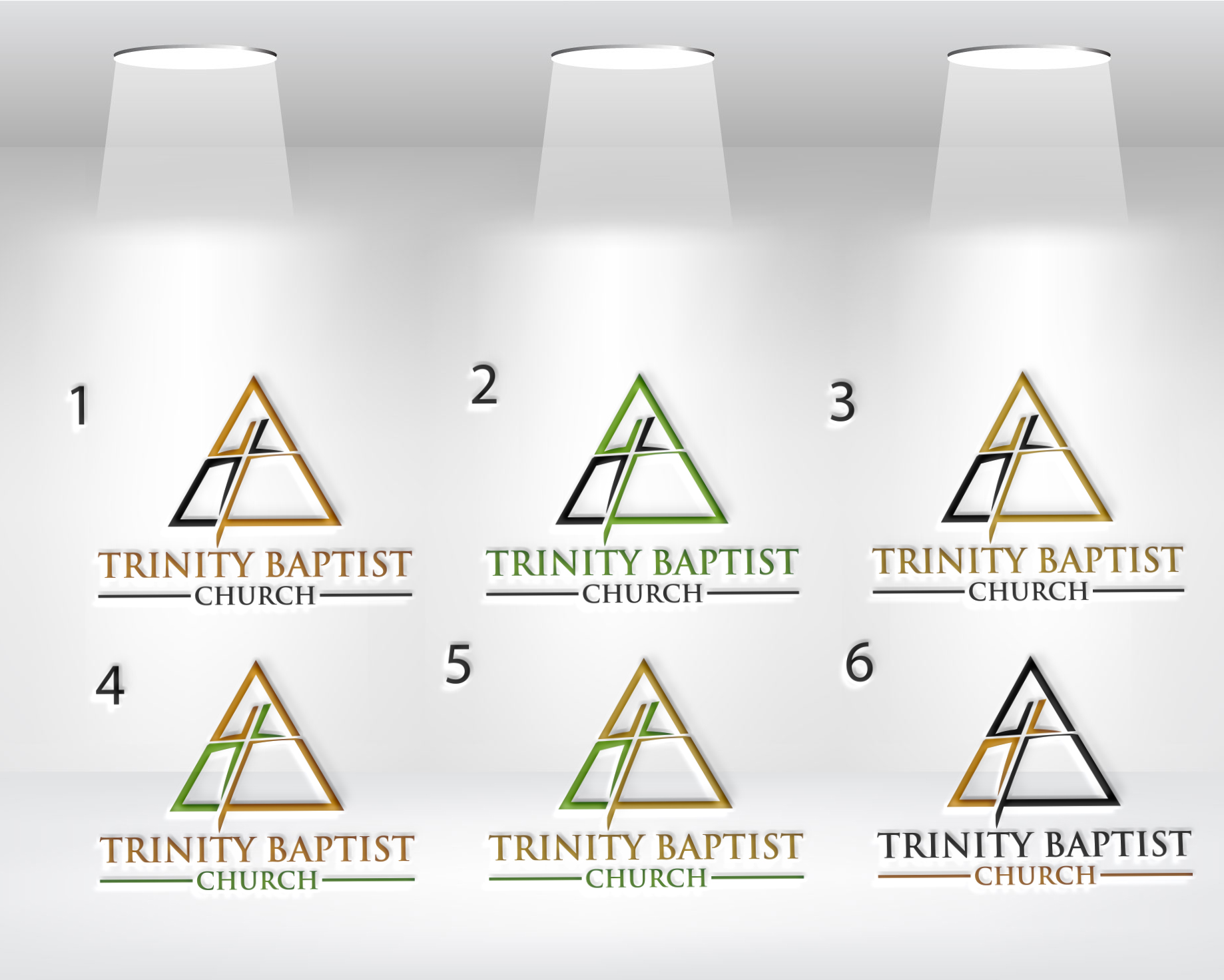 Logo Design by Daniel Khan for Trinity Baptist Church | Design #33133389