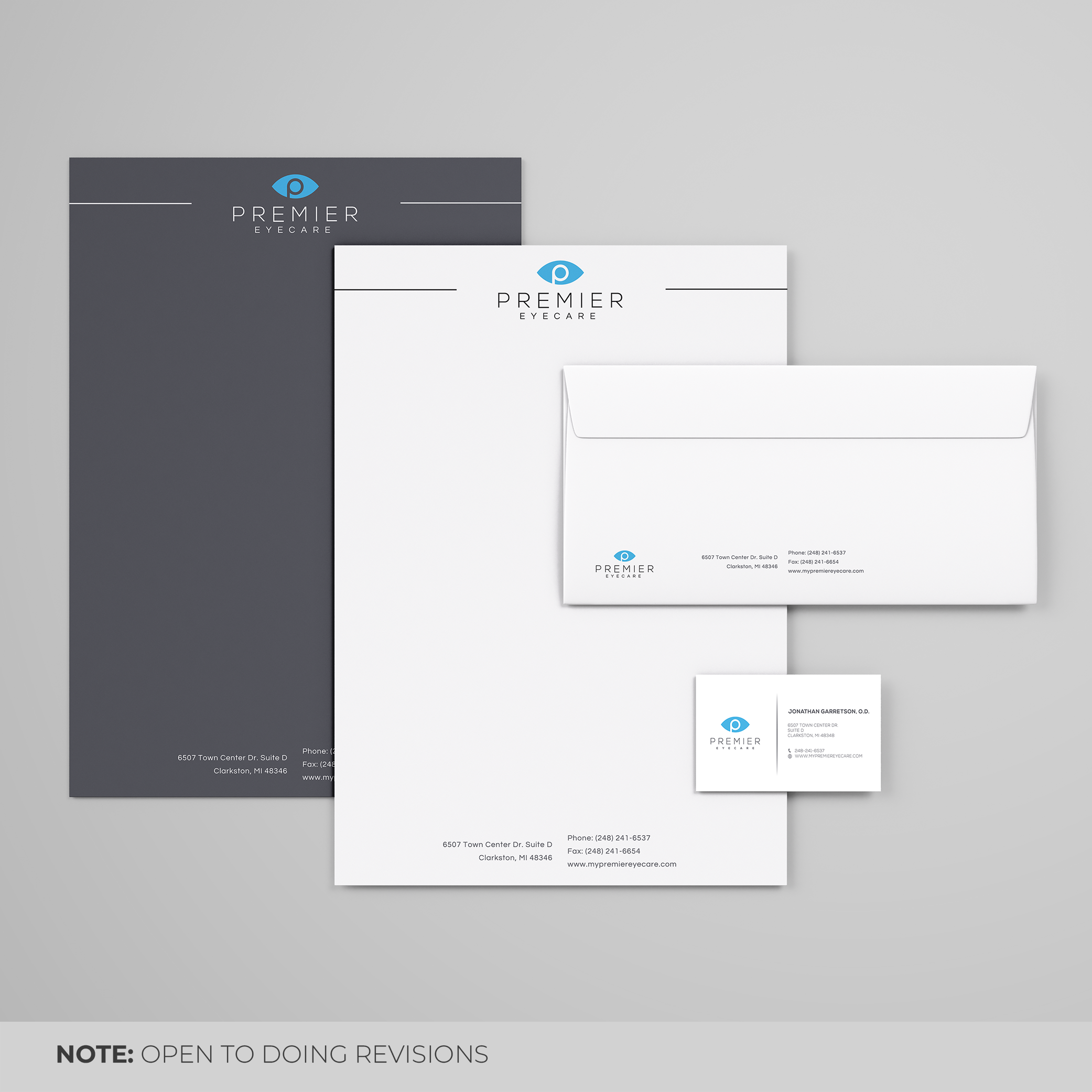 Stationery Design by AP Creatives for Premier Eyecare | Design #33125789