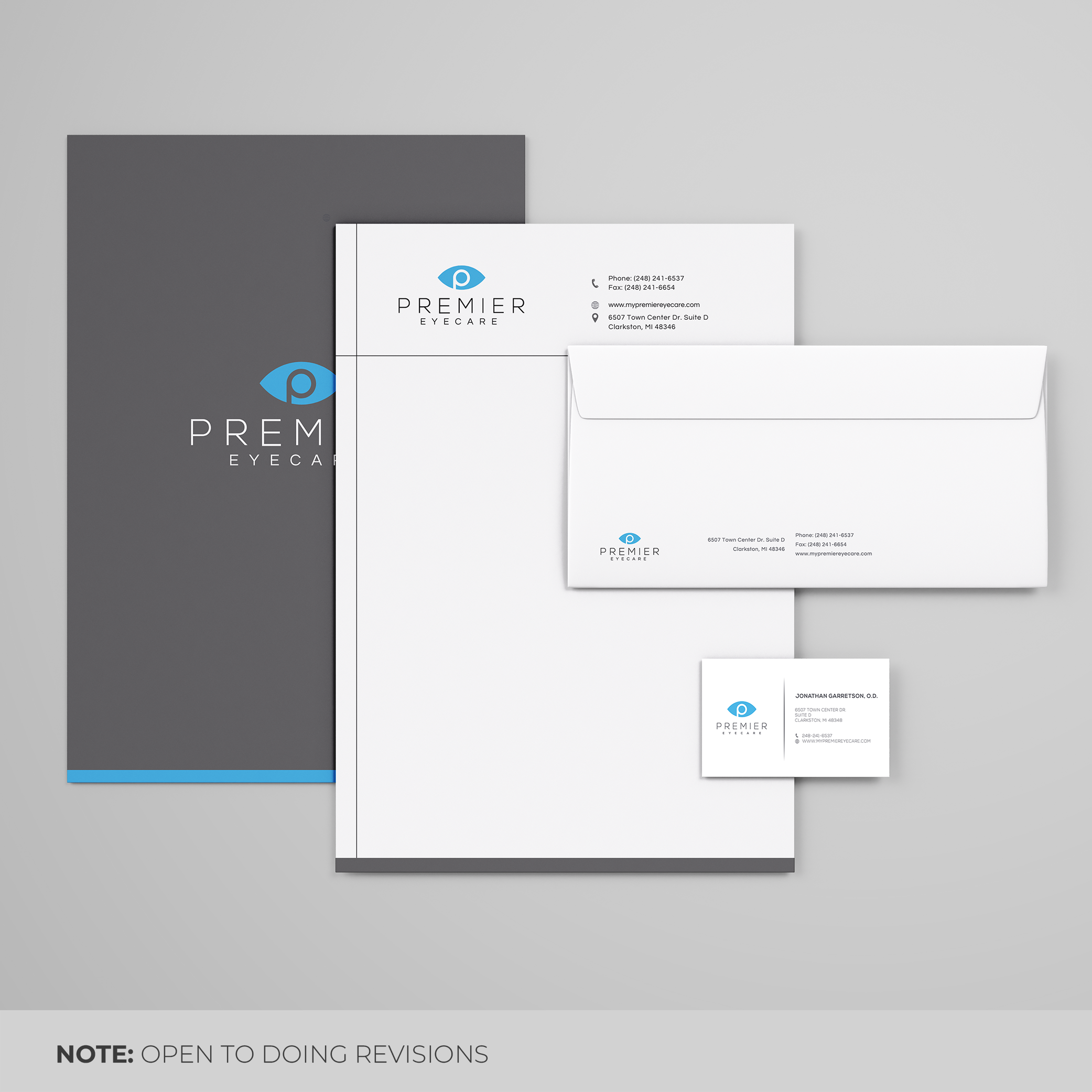 Stationery Design by AP Creatives for Premier Eyecare | Design #33125877