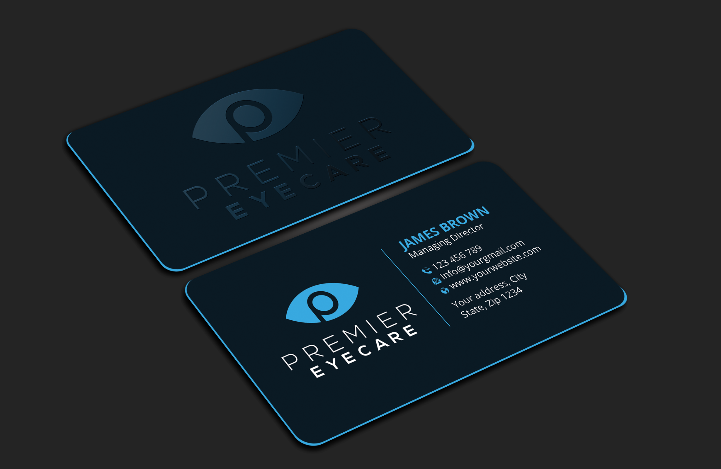 Schreibwaren-Design von Expert Bappy für Premier Eyecare | Design #33131028