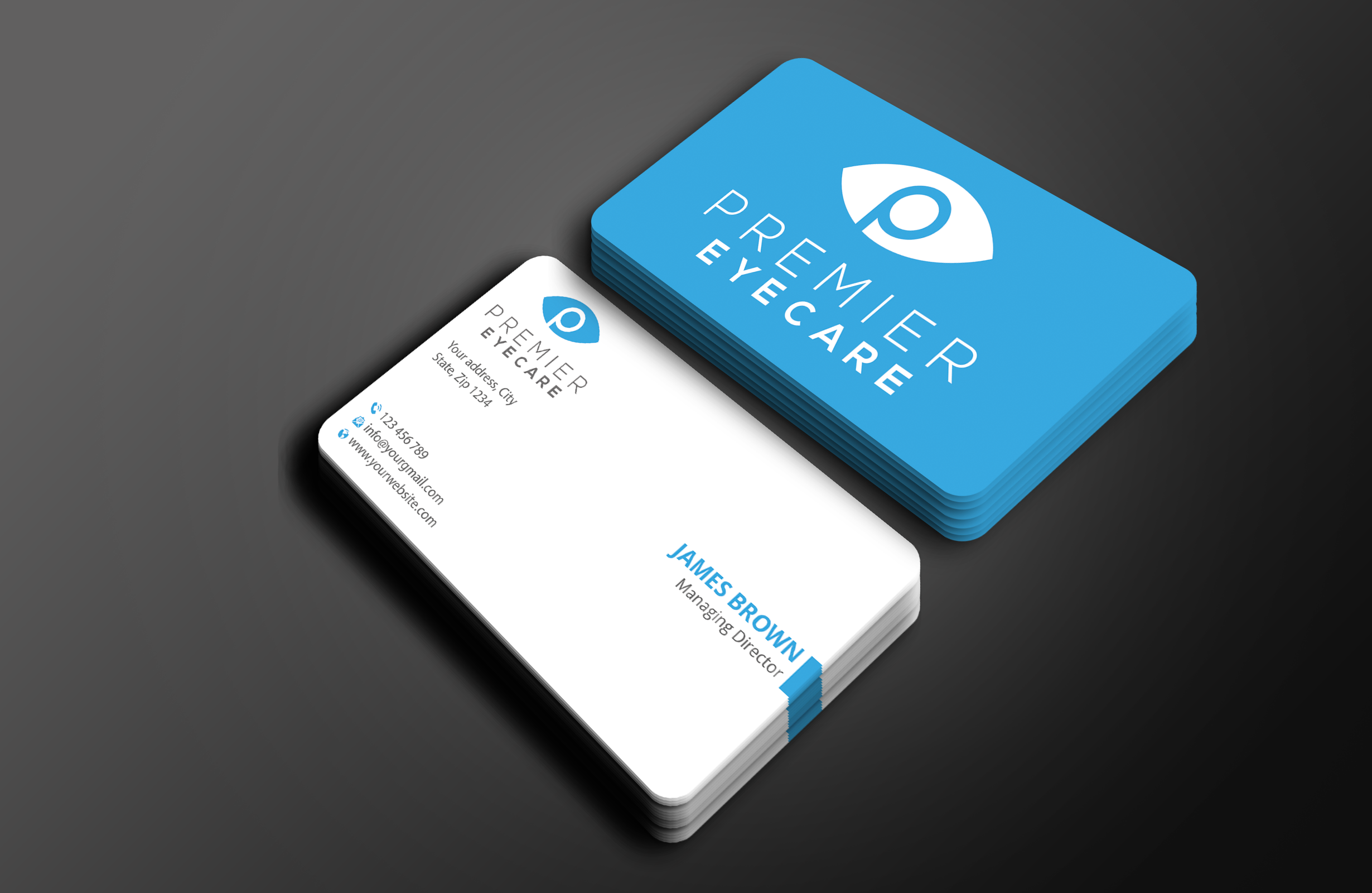 Schreibwaren-Design von Expert Bappy für Premier Eyecare | Design #33161928