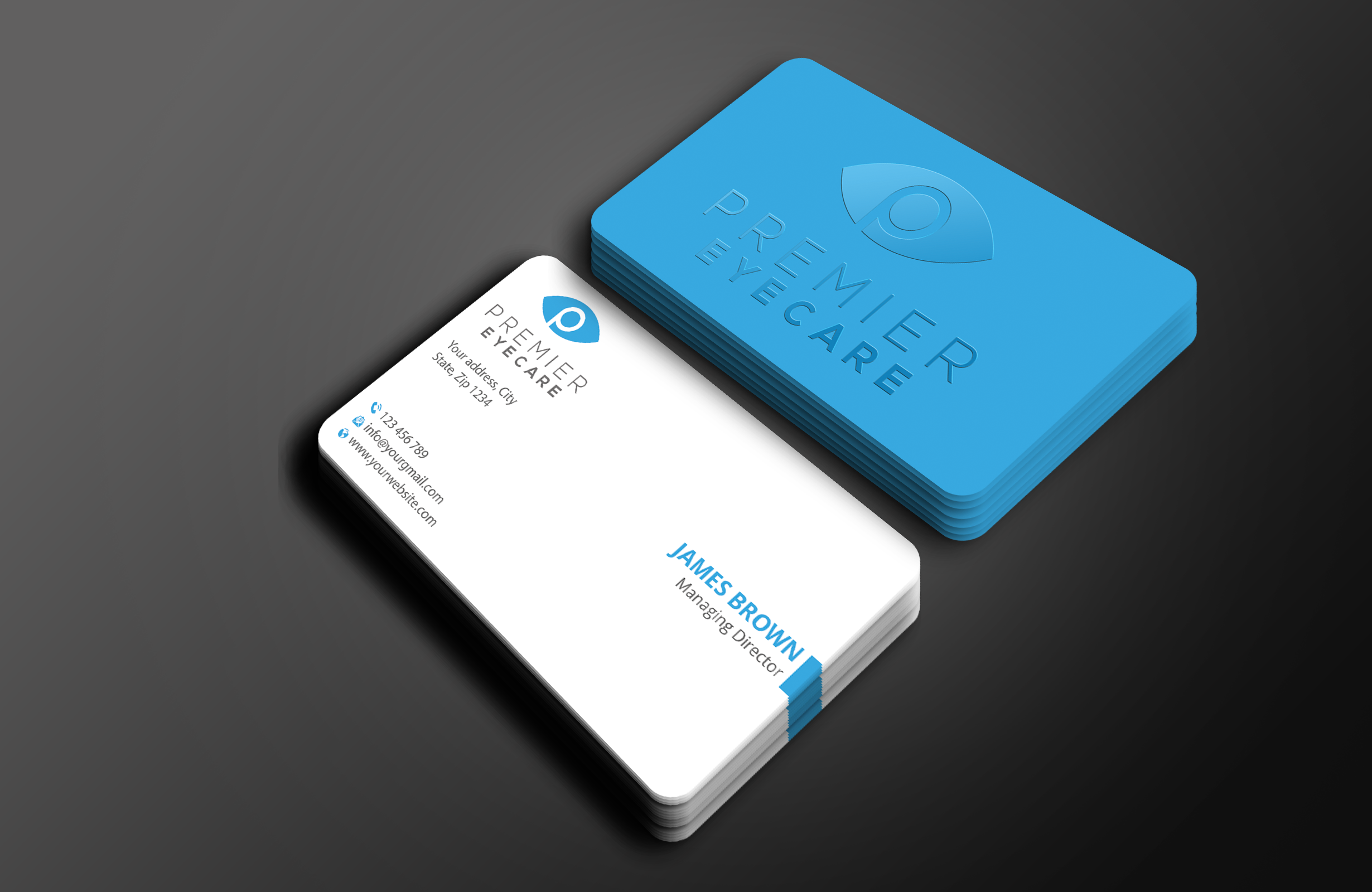 Stationery Design by Expert Bappy for Premier Eyecare | Design #33161929