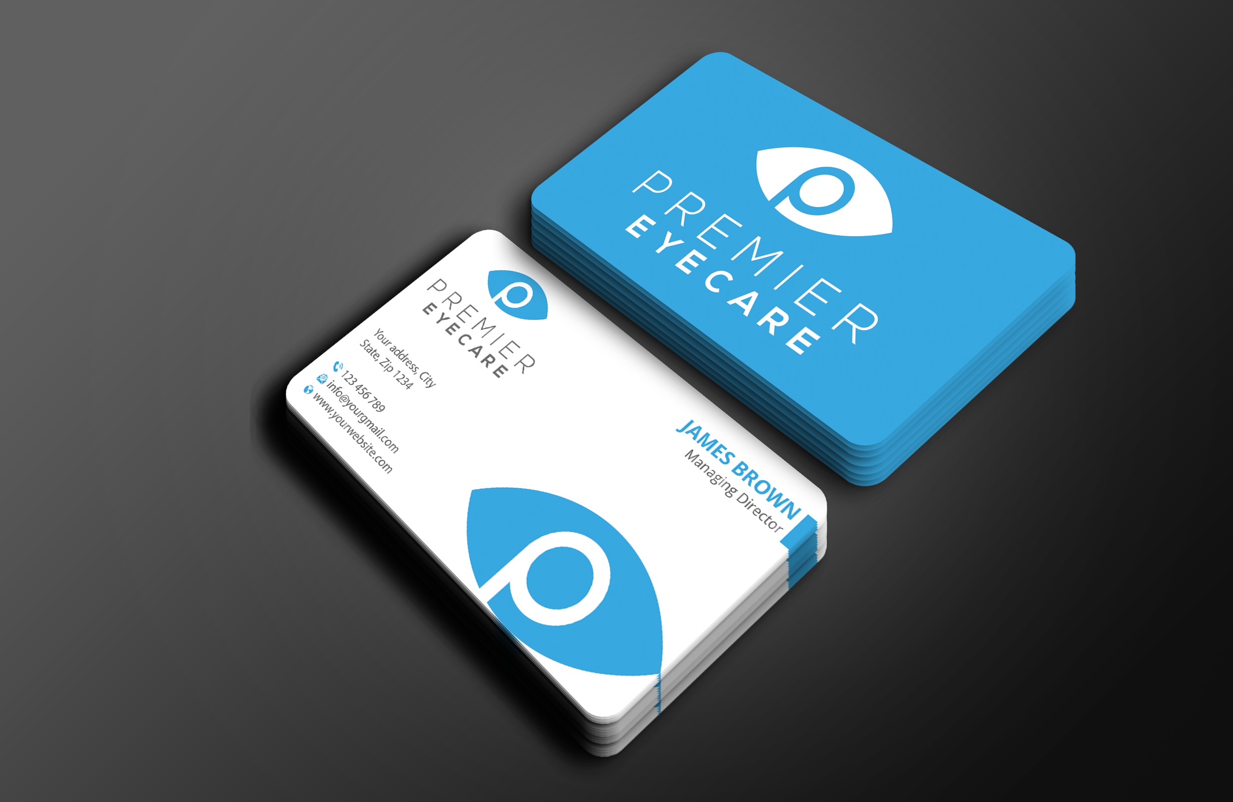 Stationery Design by Expert Bappy for Premier Eyecare | Design #33161965