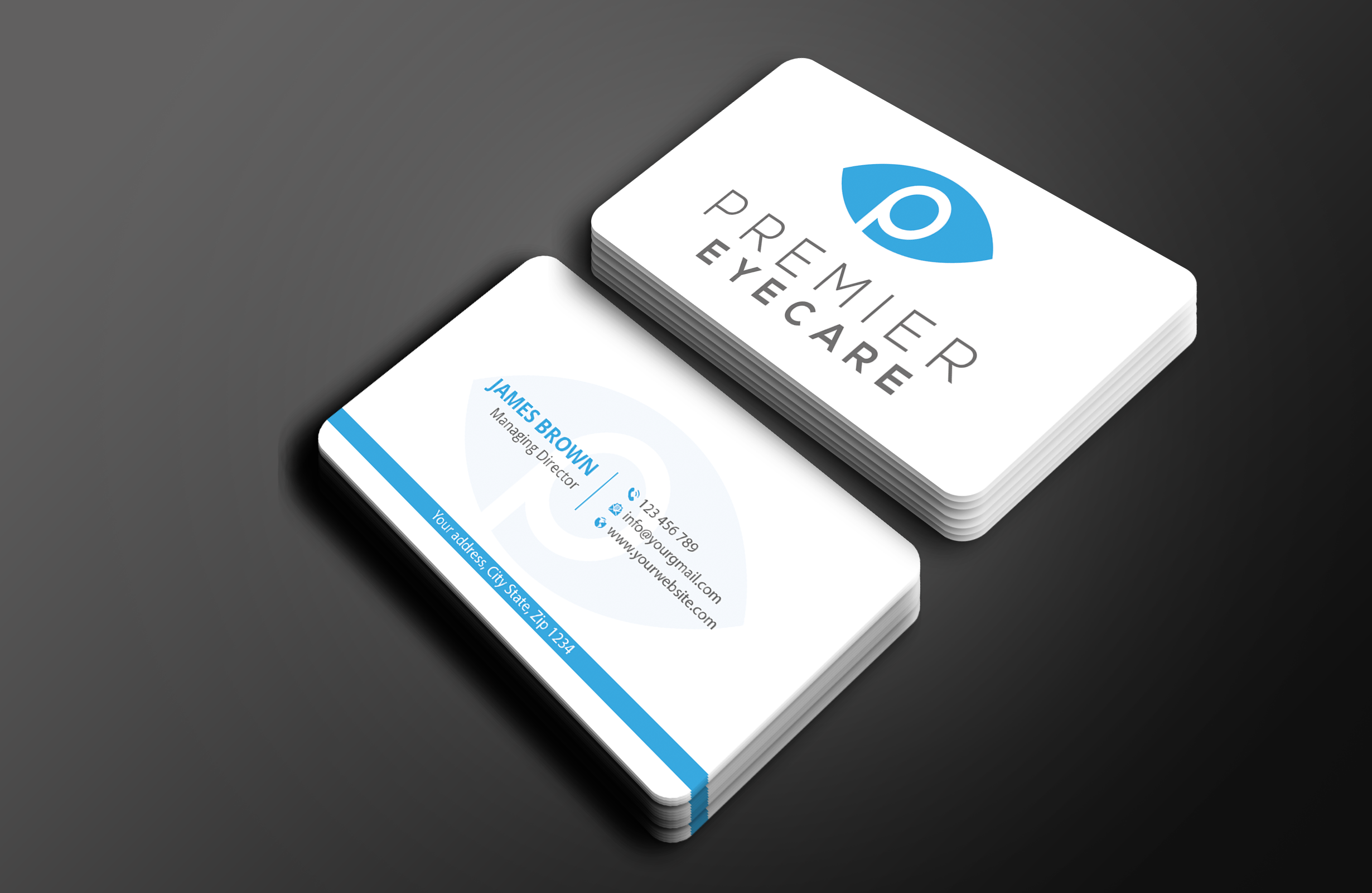 Stationery Design by Expert Bappy for Premier Eyecare | Design #33162770
