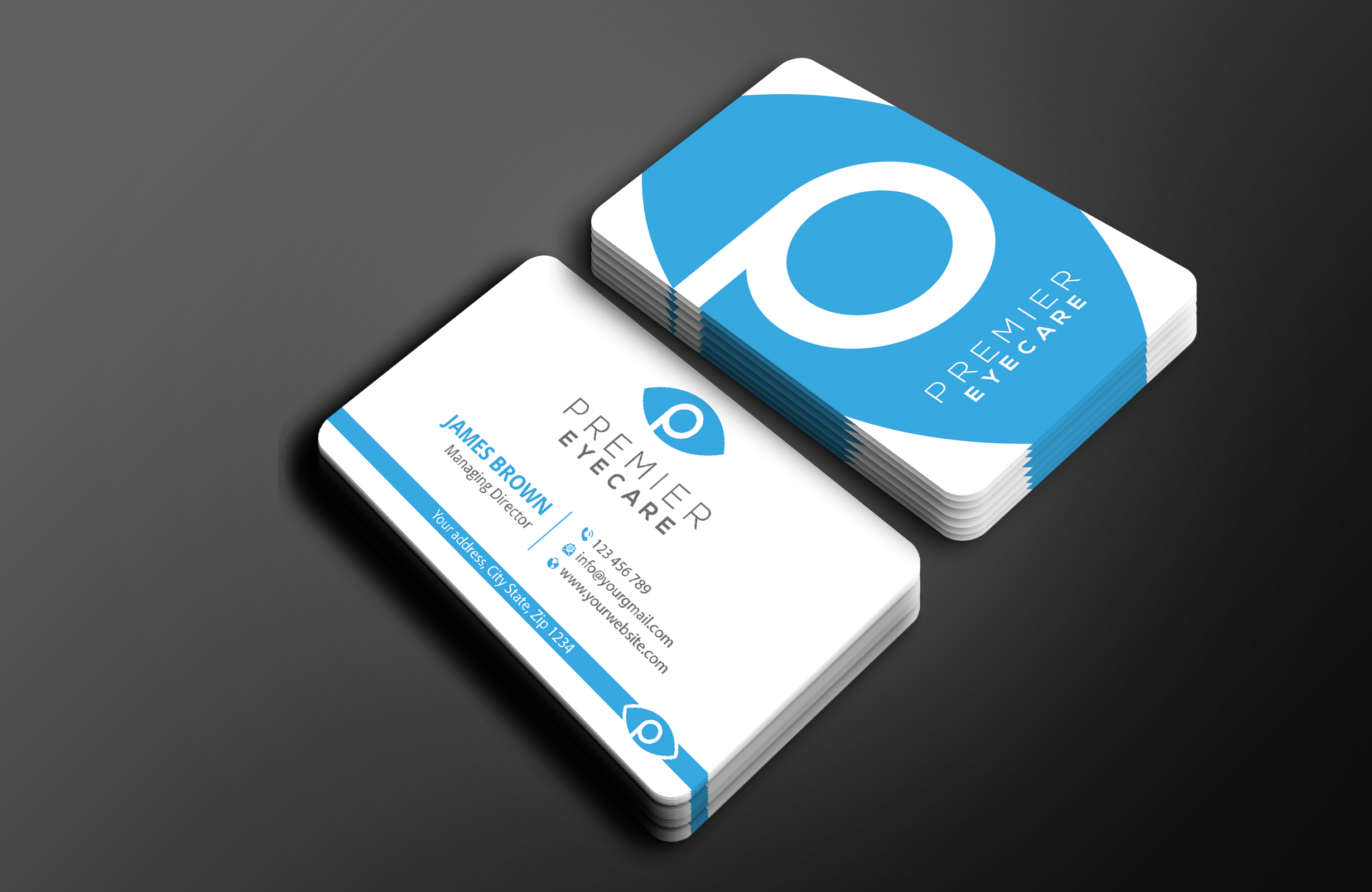 Schreibwaren-Design von Expert Bappy für Premier Eyecare | Design #33162789