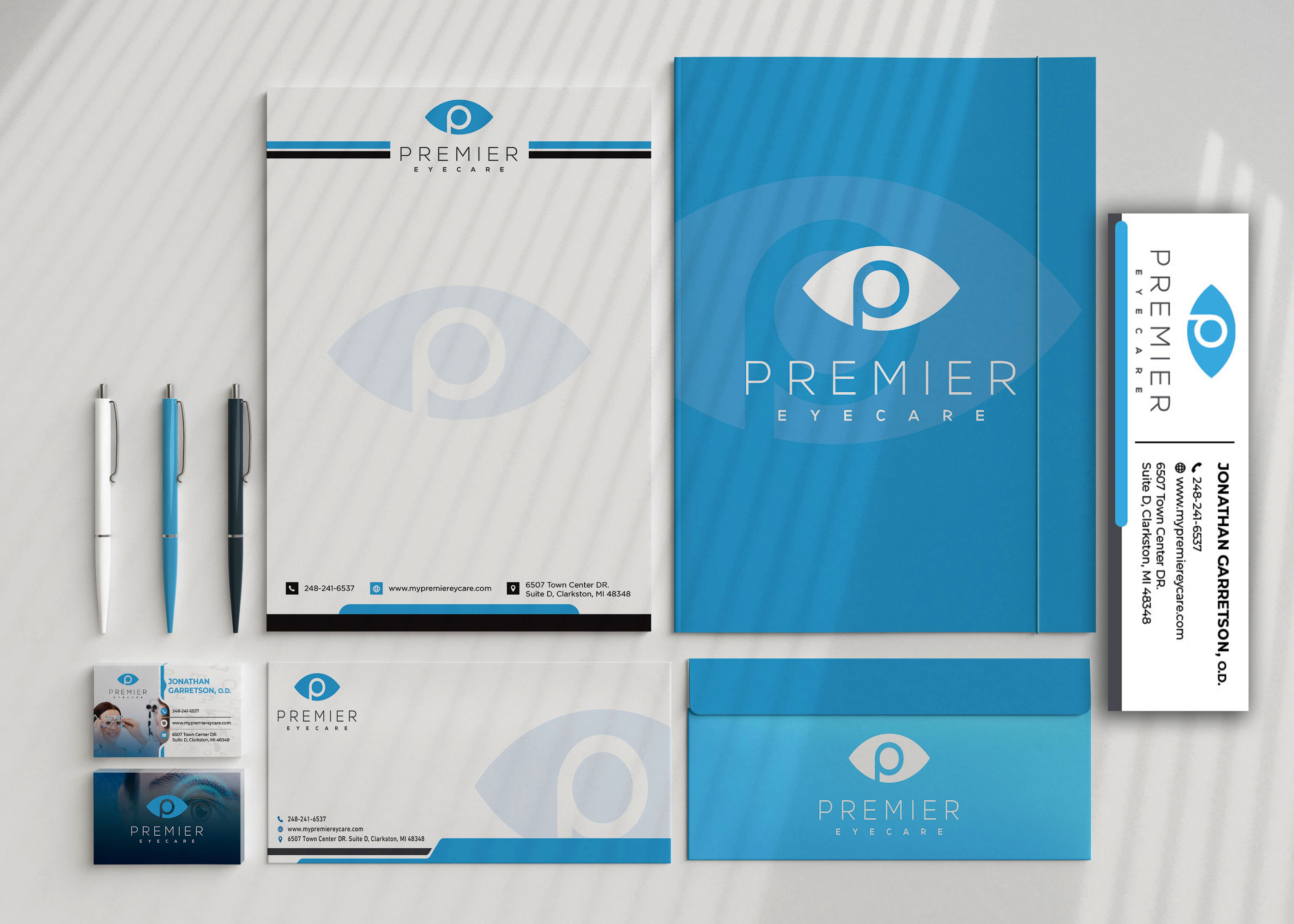 Stationery Design by Design_Duo for Premier Eyecare | Design #33140267
