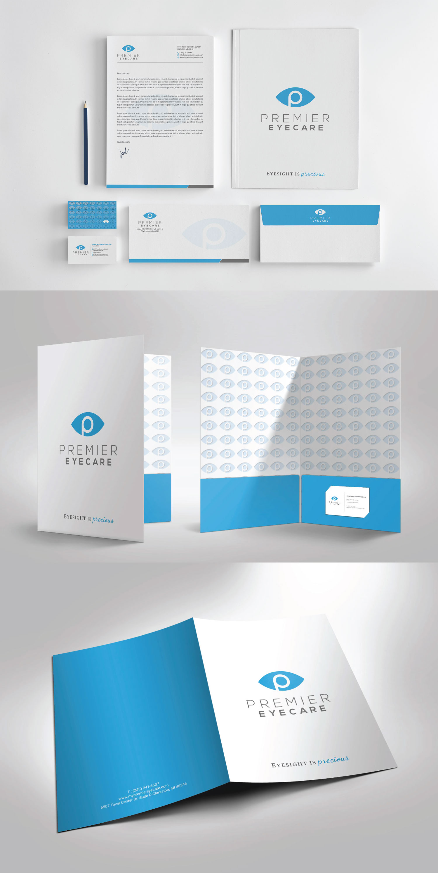 Schreibwaren-Design von R.design für Premier Eyecare | Design #33141566