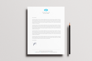 Schreibwaren-Design von R.design für Premier Eyecare | Design: #33142792