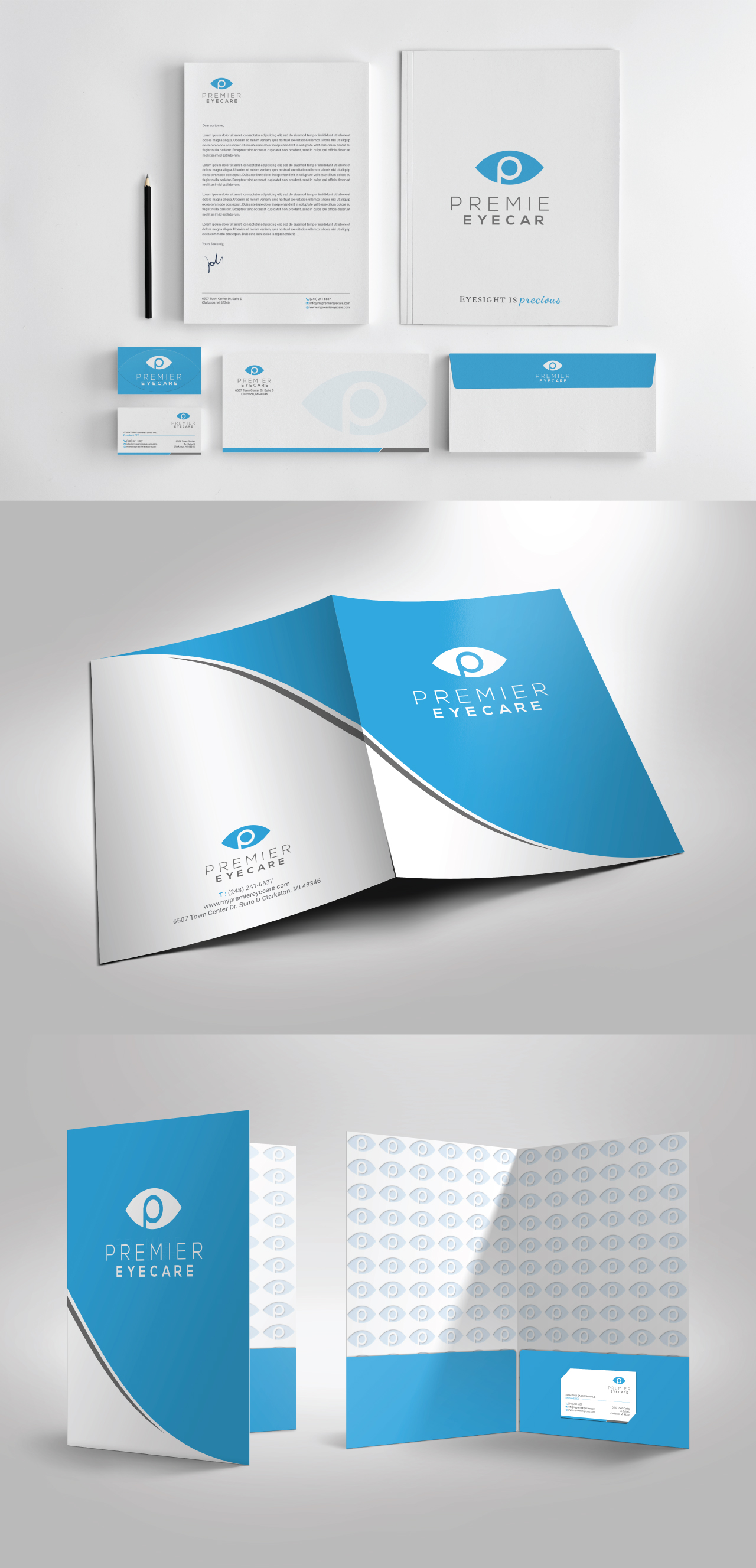 Schreibwaren-Design von R.design für Premier Eyecare | Design #33424247