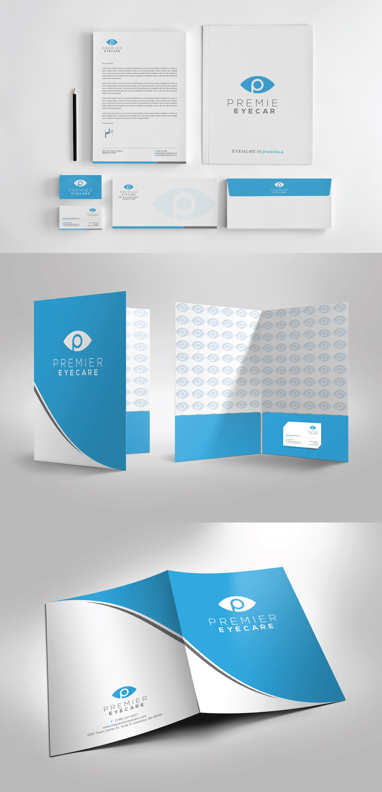 Schreibwaren-Design von R.design für Premier Eyecare | Design #33424362