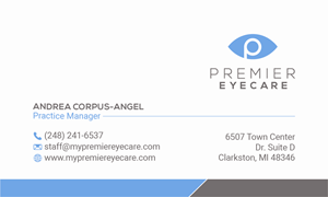 Stationery Design by R.design for Premier Eyecare | Design: #33554189