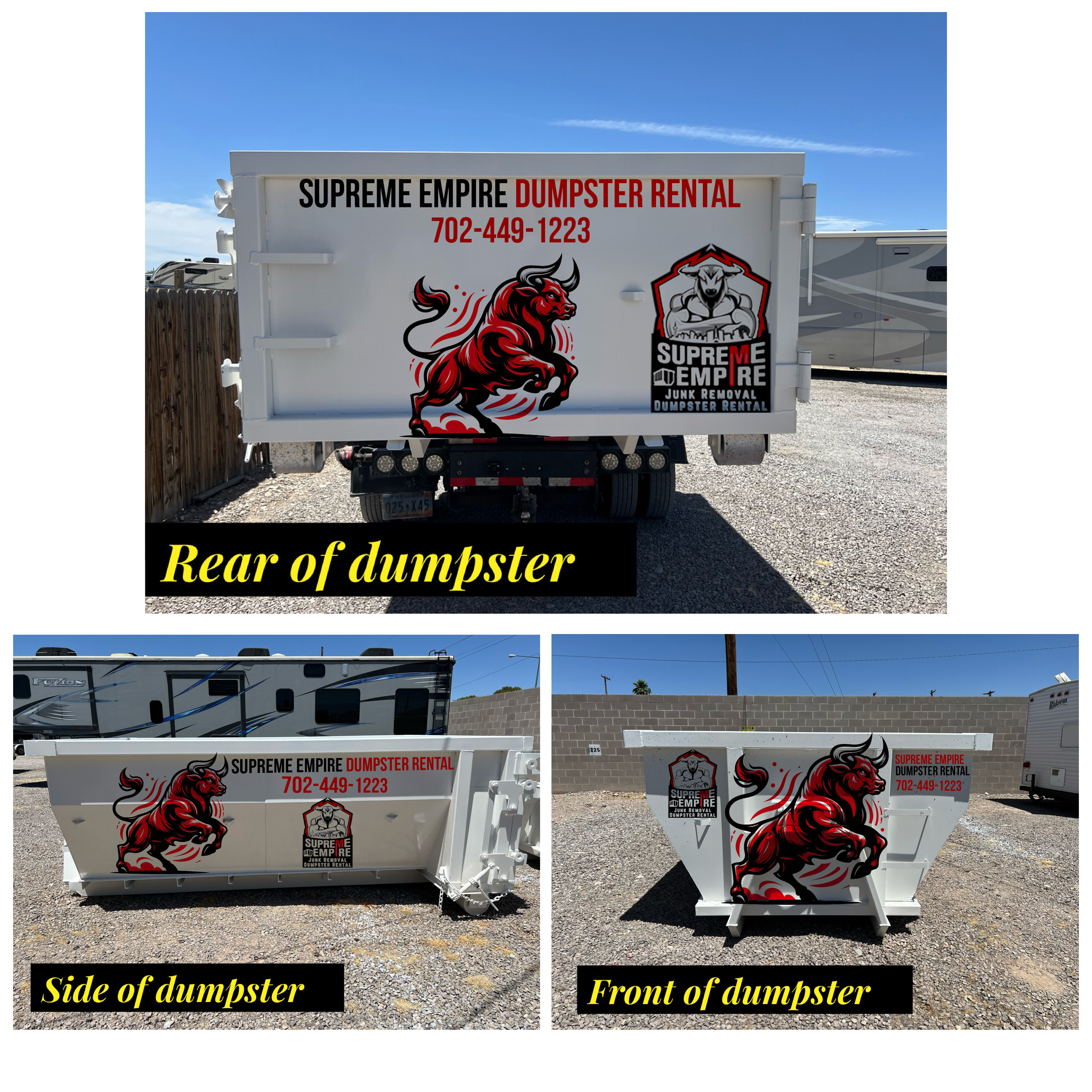 Car Wrap Design by sabbirhossen Shawon for Supreme Empire Junk Removal & Dumpster Rental | Design #33127878