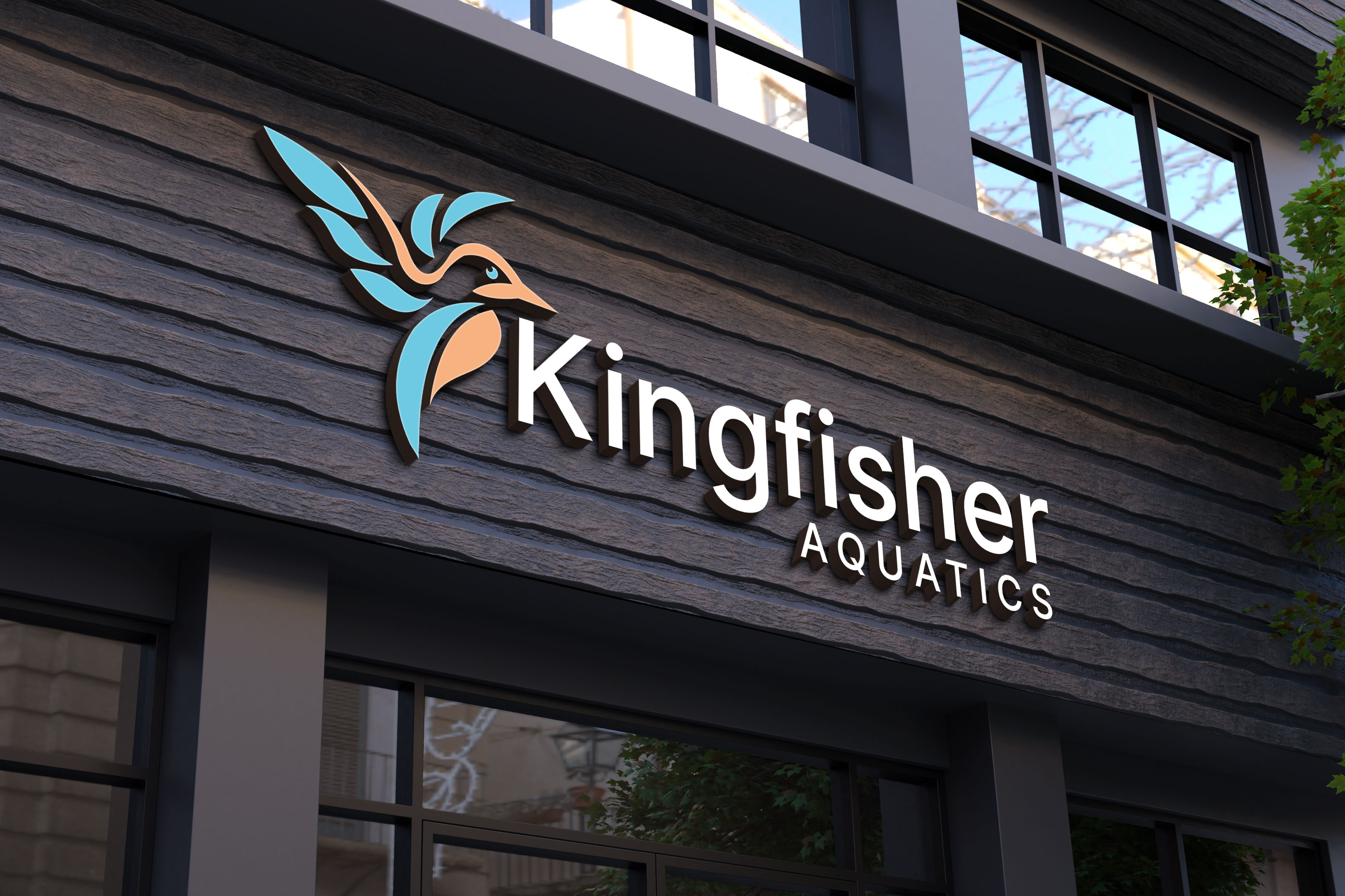 Logo-Design von Kavth für Kingfisher Aquatics | Design #33149181