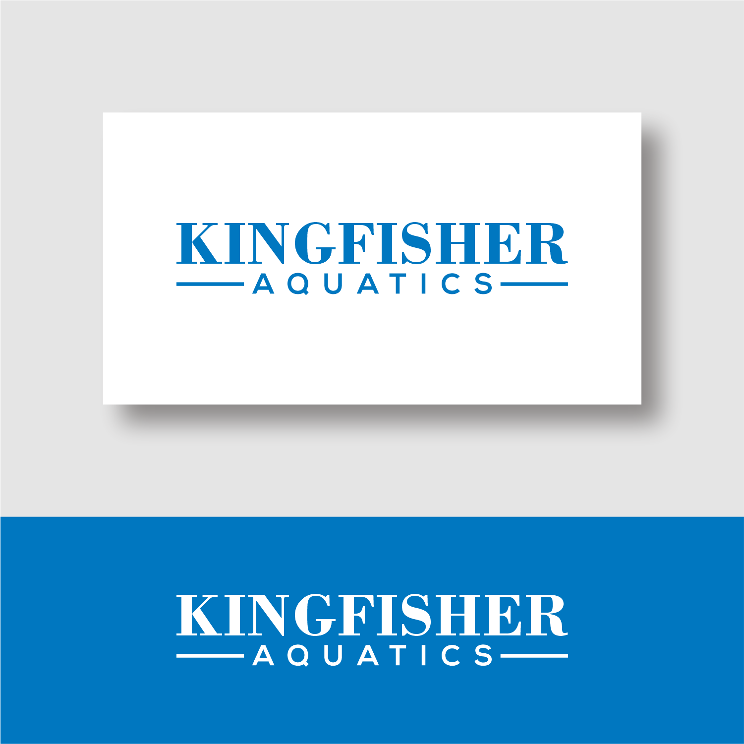 Diseño de Logo por ganesaputu para Kingfisher Aquatics | Diseño #33131011
