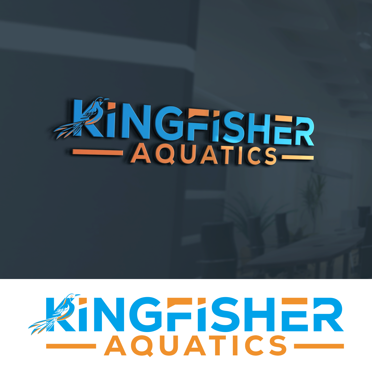 Logo Design by Abigaill_design for Kingfisher Aquatics | Design #33126280