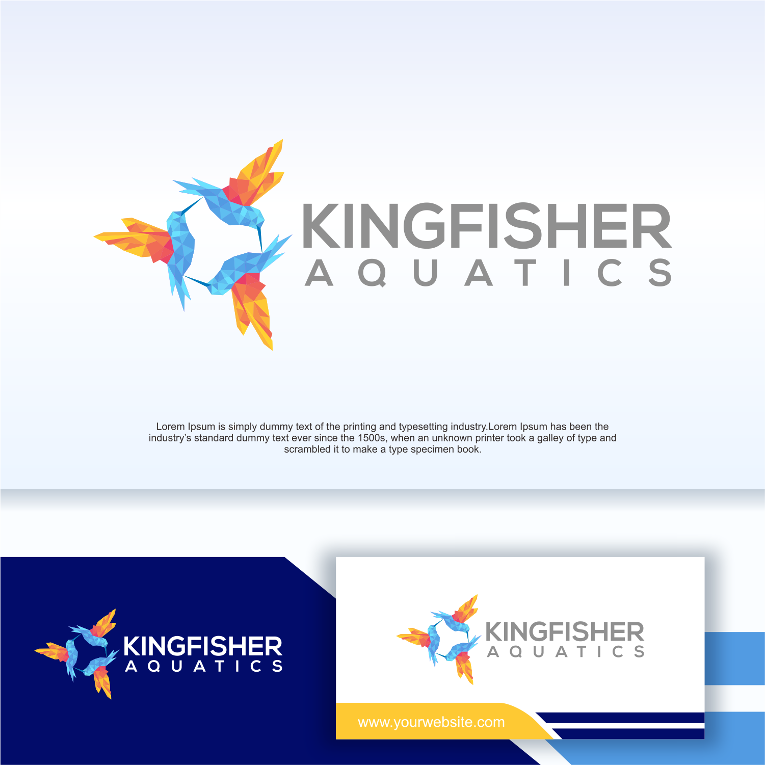 Logo Design by Apache Kretek for Kingfisher Aquatics | Design #33133553
