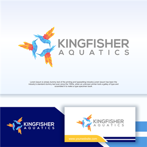 Logo Design by Apache Kretek for Kingfisher Aquatics | Design: #33133553
