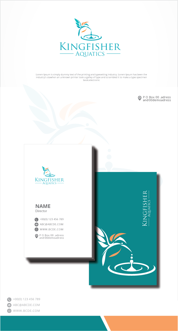 Logo-Design von zebronicgraphic für Kingfisher Aquatics | Design #33129964