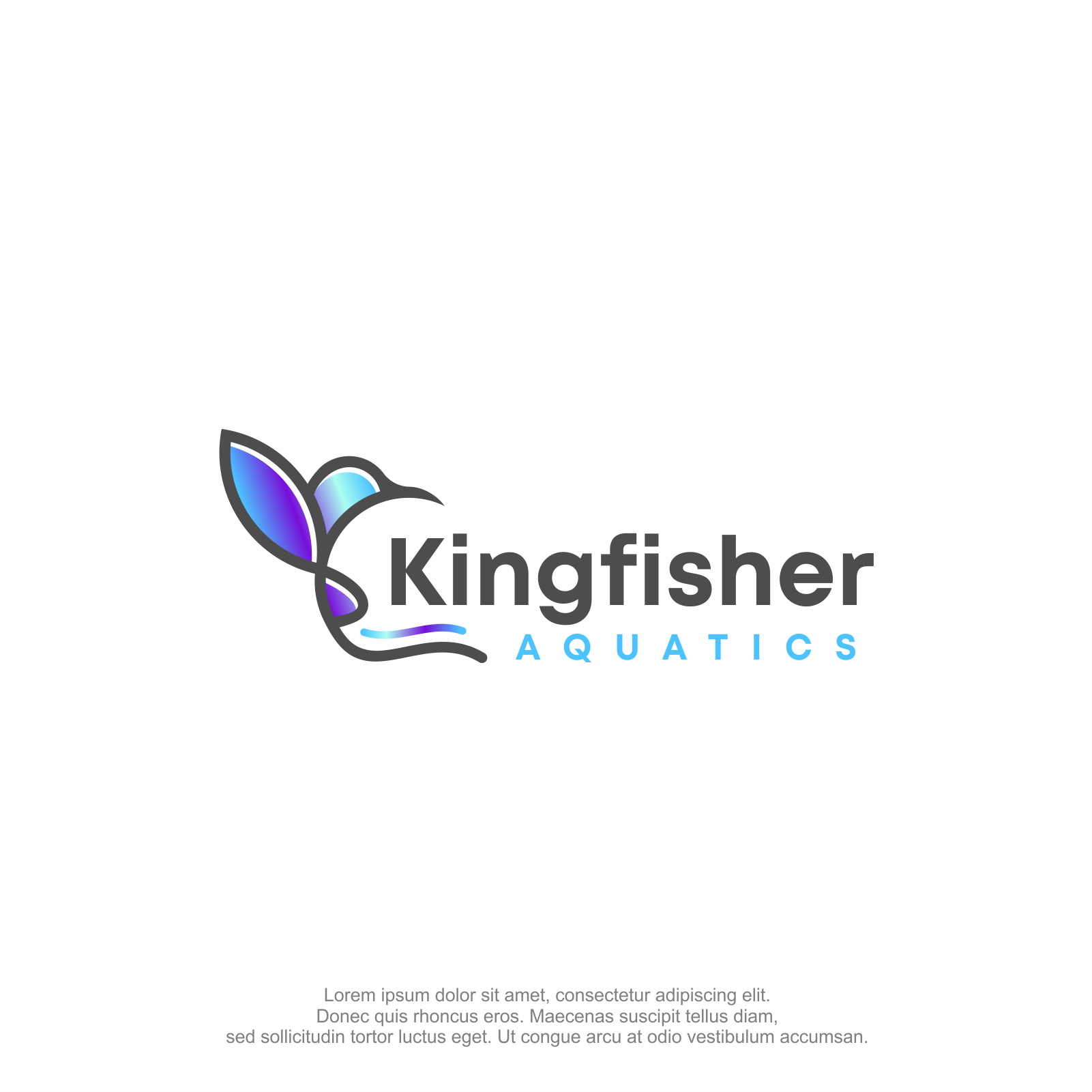 Diseño de Logo por M.Syaiful Huda para Kingfisher Aquatics | Diseño #33129794