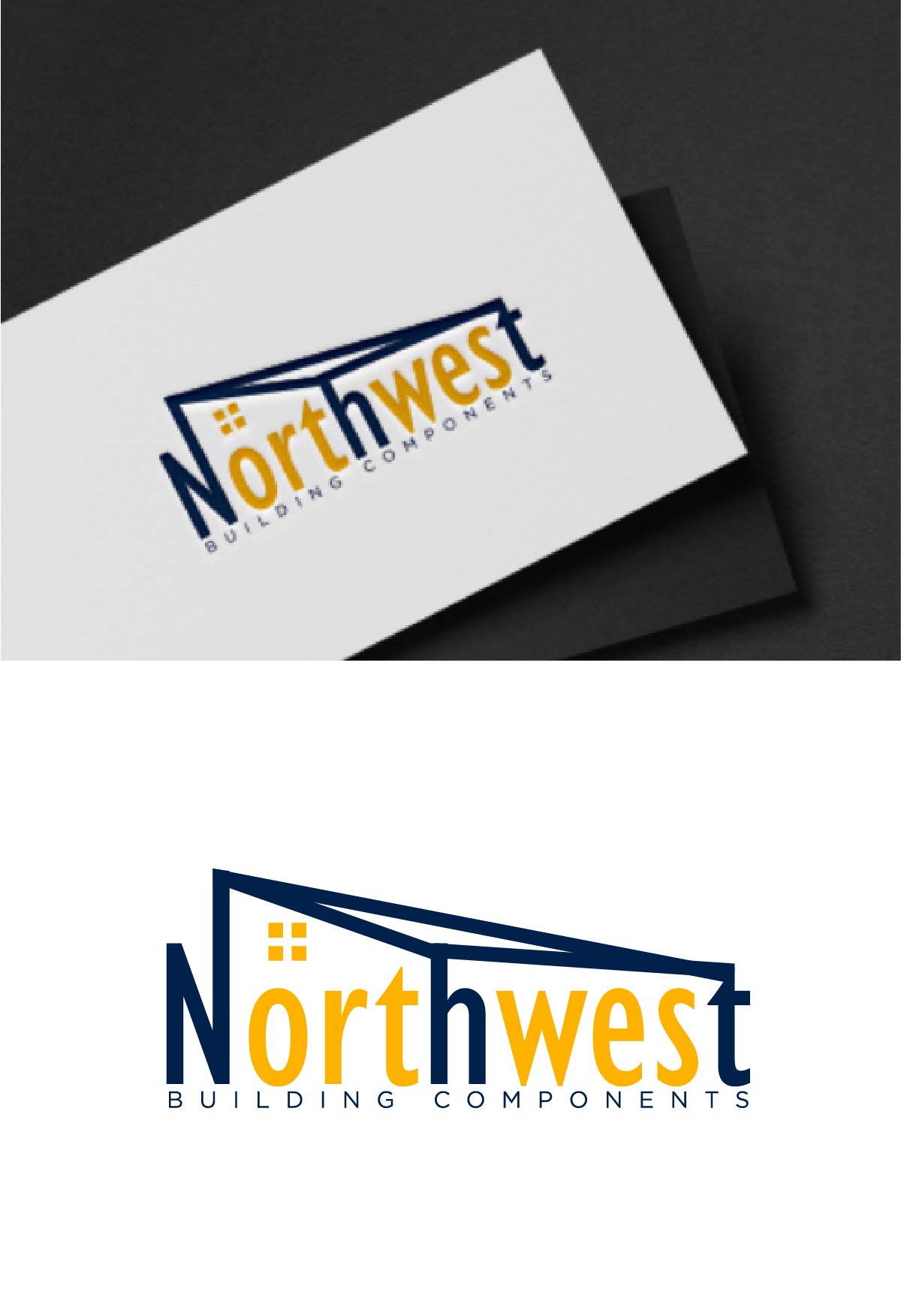 Fresh Look at Logo Design For Northwest Building Components By Fly Design