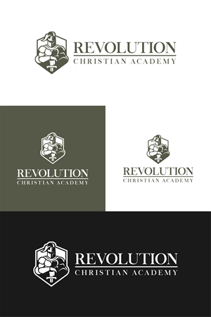 Logo for Christian School; mascot: Warriors