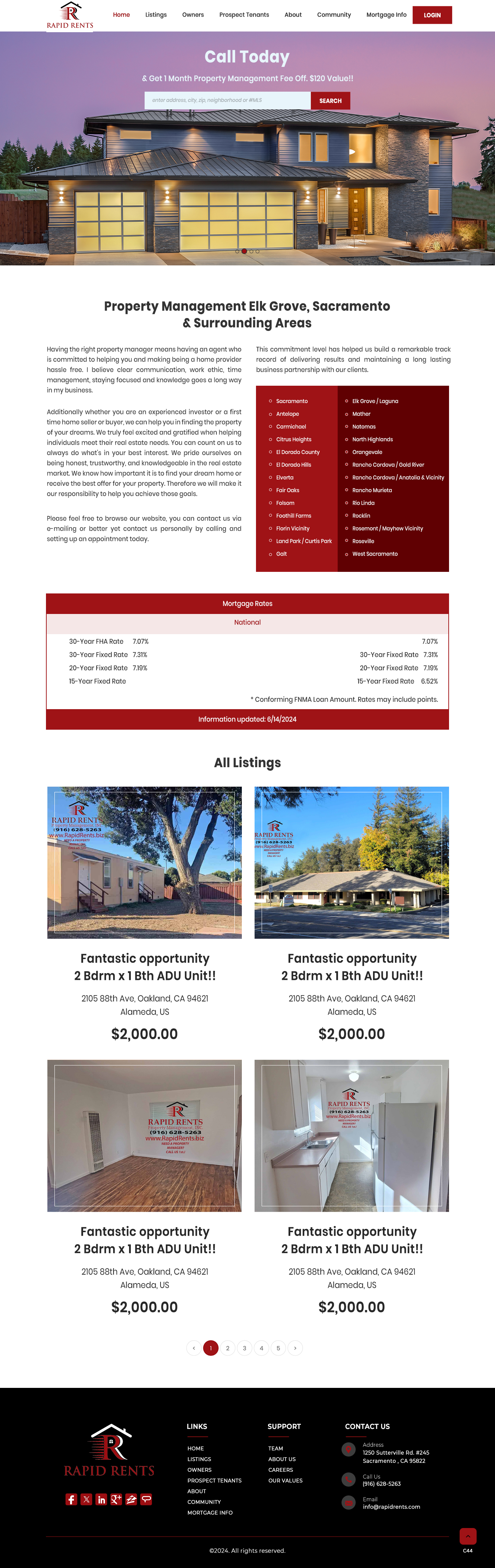 Web Design by pb for Rapid Rents Property Management & Services | Design #33137681
