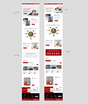 Web Design by Creations Box 2015 for Rapid Rents Property Management & Services | Design: #33156458