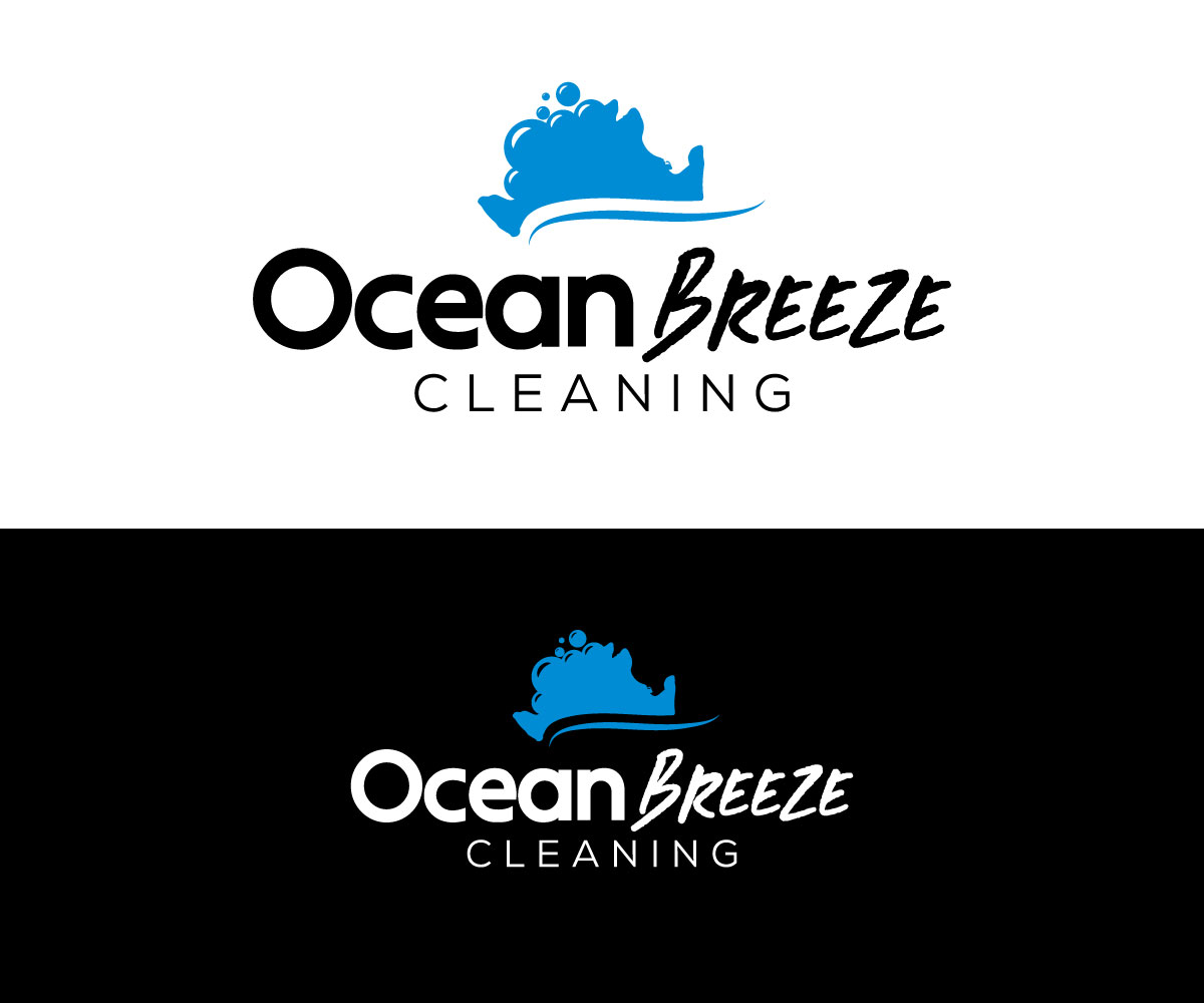 Logo Design by Kavth for Ocean Breeze Cleaning | Design #33159169