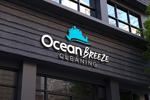 Logo-Design von Kavth für Ocean Breeze Cleaning | Design: #33159605