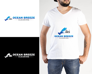 Logo Design by RA-bica for Ocean Breeze Cleaning | Design: #33142223