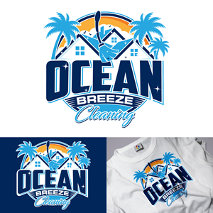 Logo-Design von Suvendu.S für Ocean Breeze Cleaning | Design: #33168218