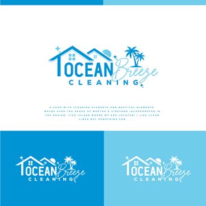 Logo-Design von Suvendu.S für Ocean Breeze Cleaning | Design: #33169368