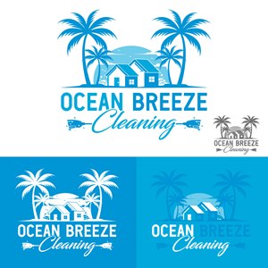 Logo-Design von Suvendu.S für Ocean Breeze Cleaning | Design: #33170132