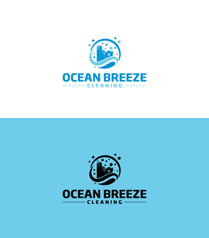 Logo-Design von Mukko für Ocean Breeze Cleaning | Design: #33152477