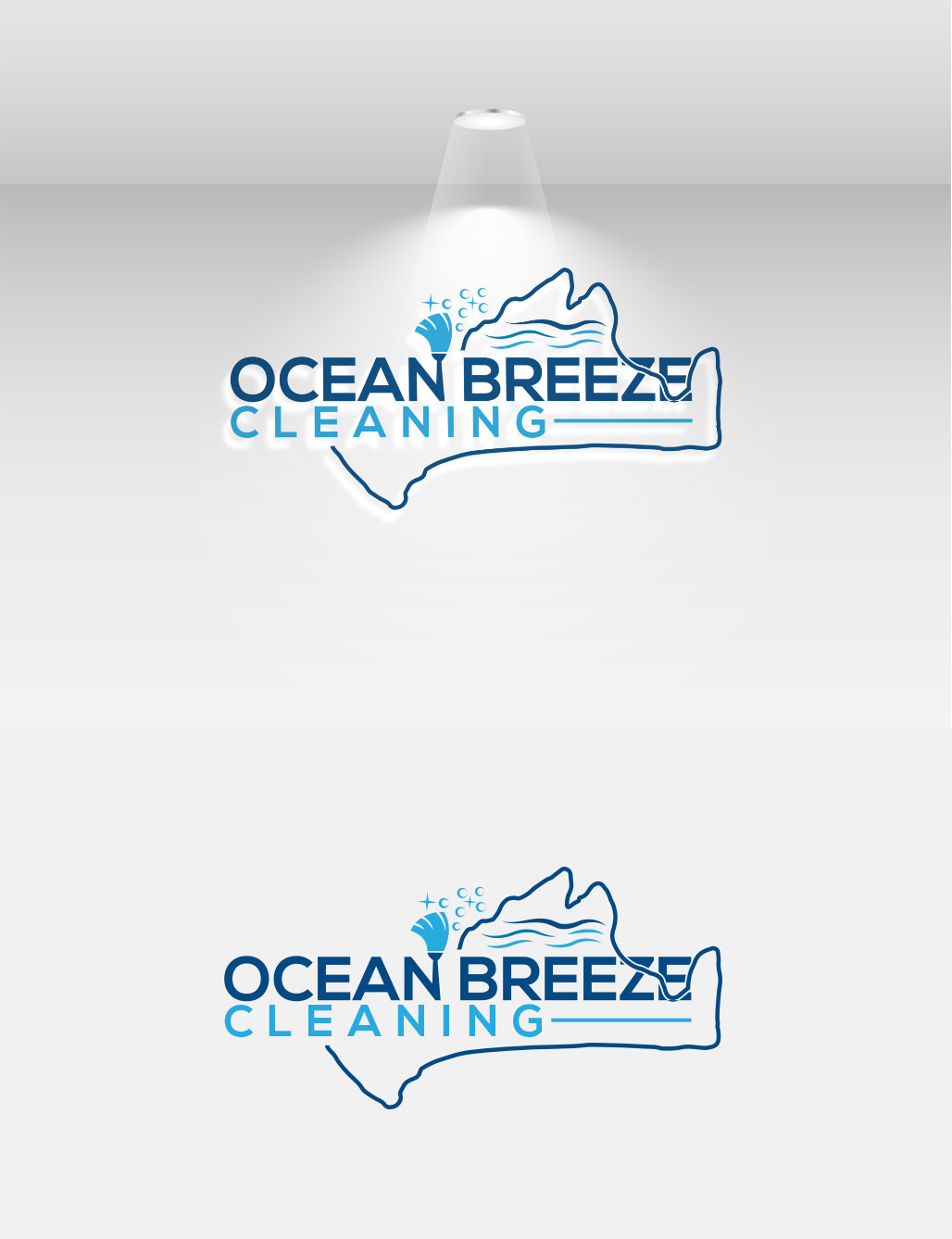 Logo-Design von M Art & Design für Ocean Breeze Cleaning | Design #33133969
