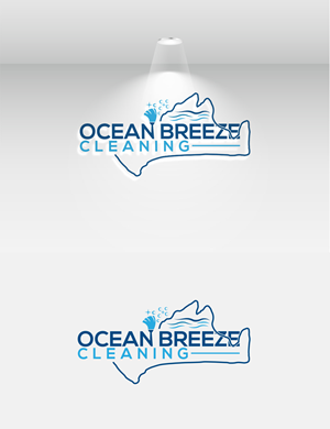 Logo-Design von M Art & Design für Ocean Breeze Cleaning | Design: #33133969