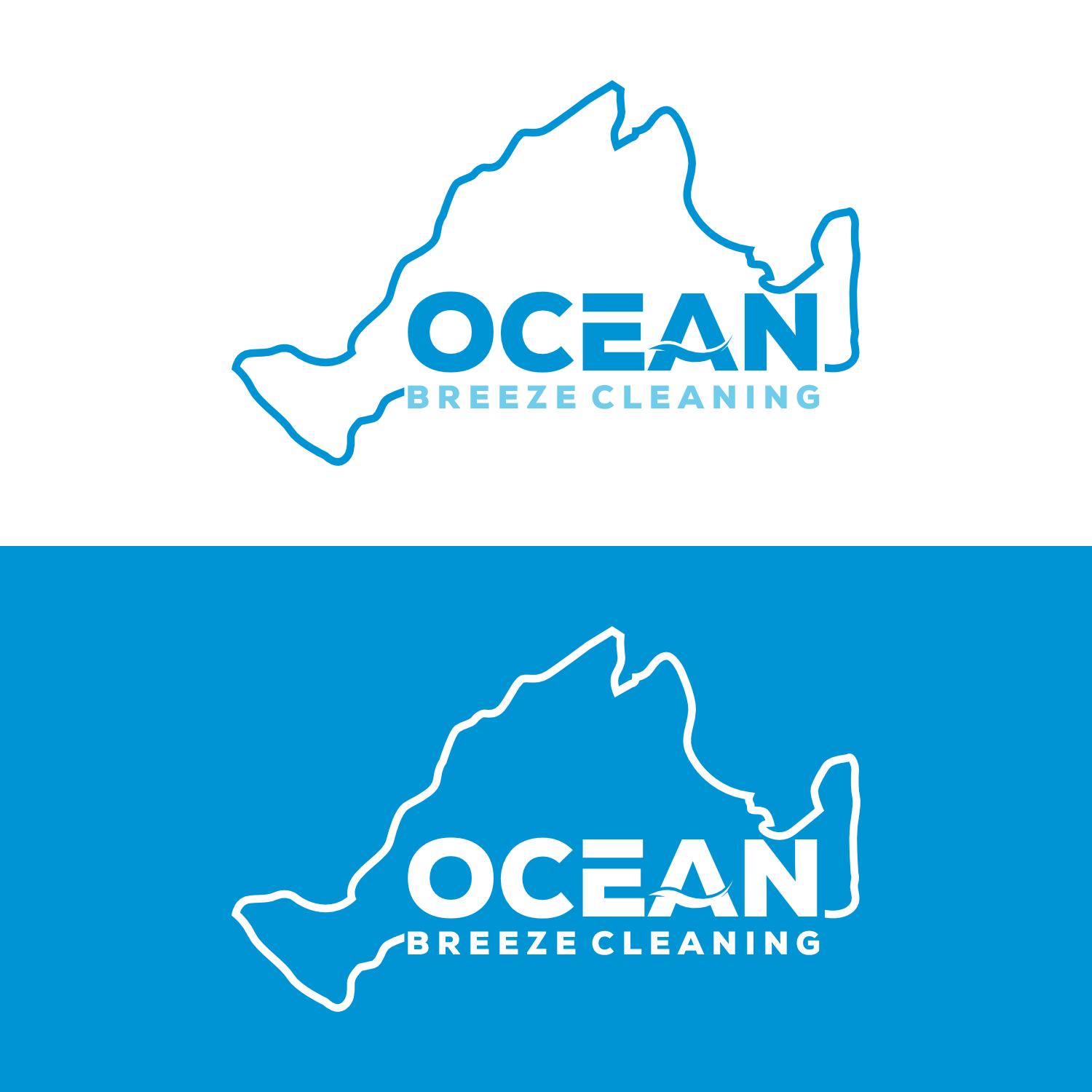 Logo Design by cah awu for Ocean Breeze Cleaning | Design #33133461