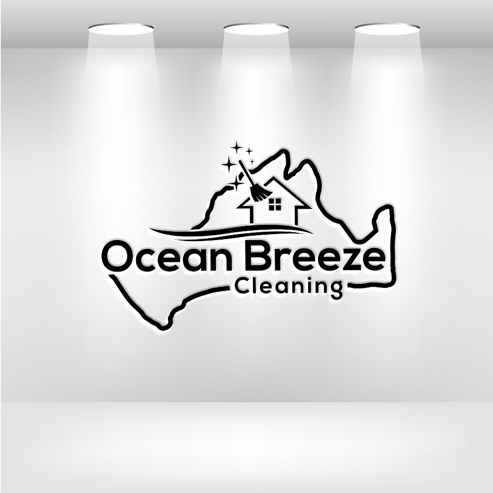 Logo Design by Ahnaf Labib for Ocean Breeze Cleaning | Design #33134029