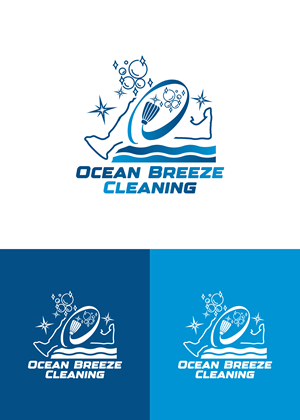 Logo Design by Afika_YN for Ocean Breeze Cleaning | Design: #33137070