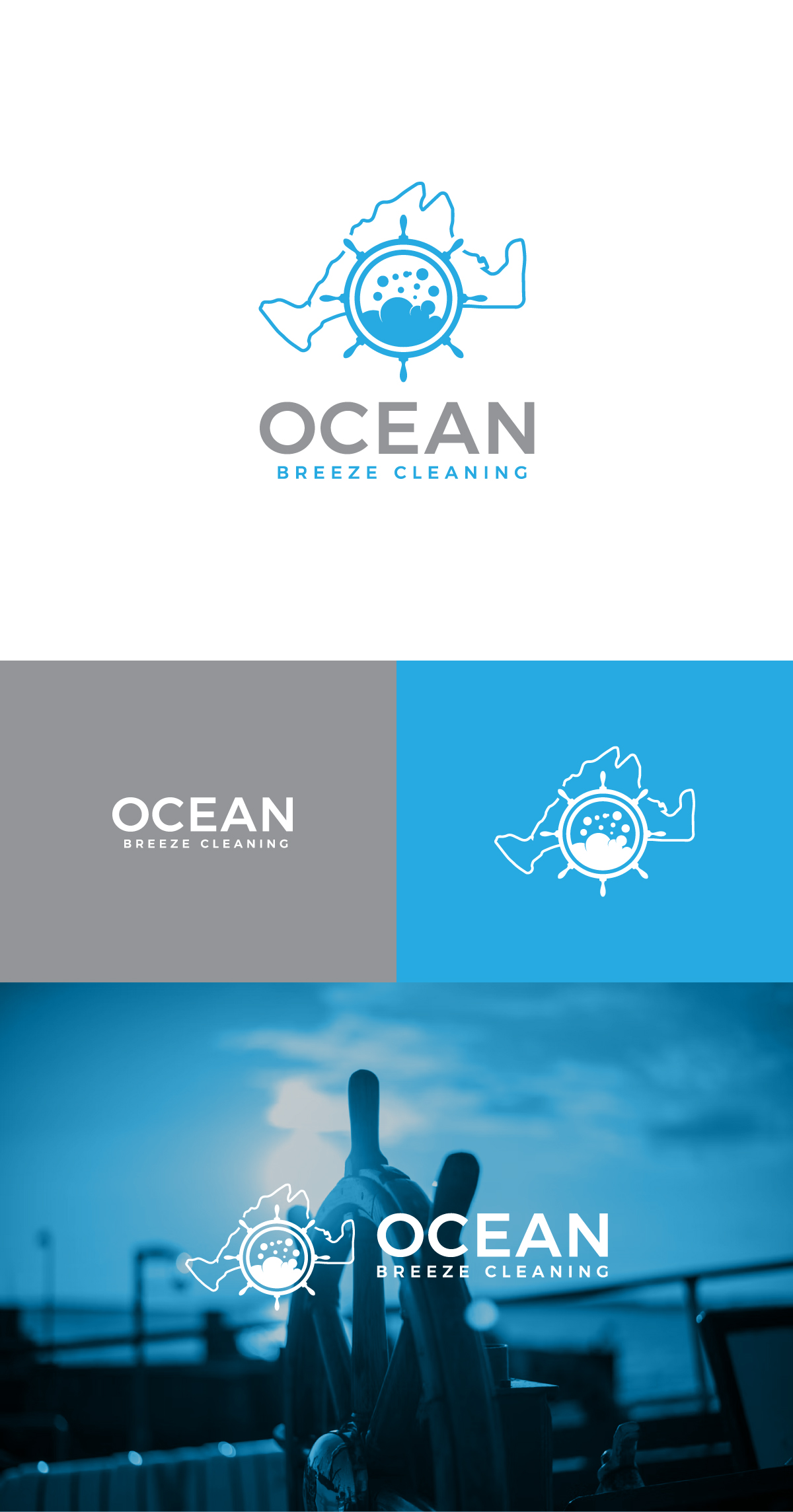 Logo-Design von apik. für Ocean Breeze Cleaning | Design #33133324