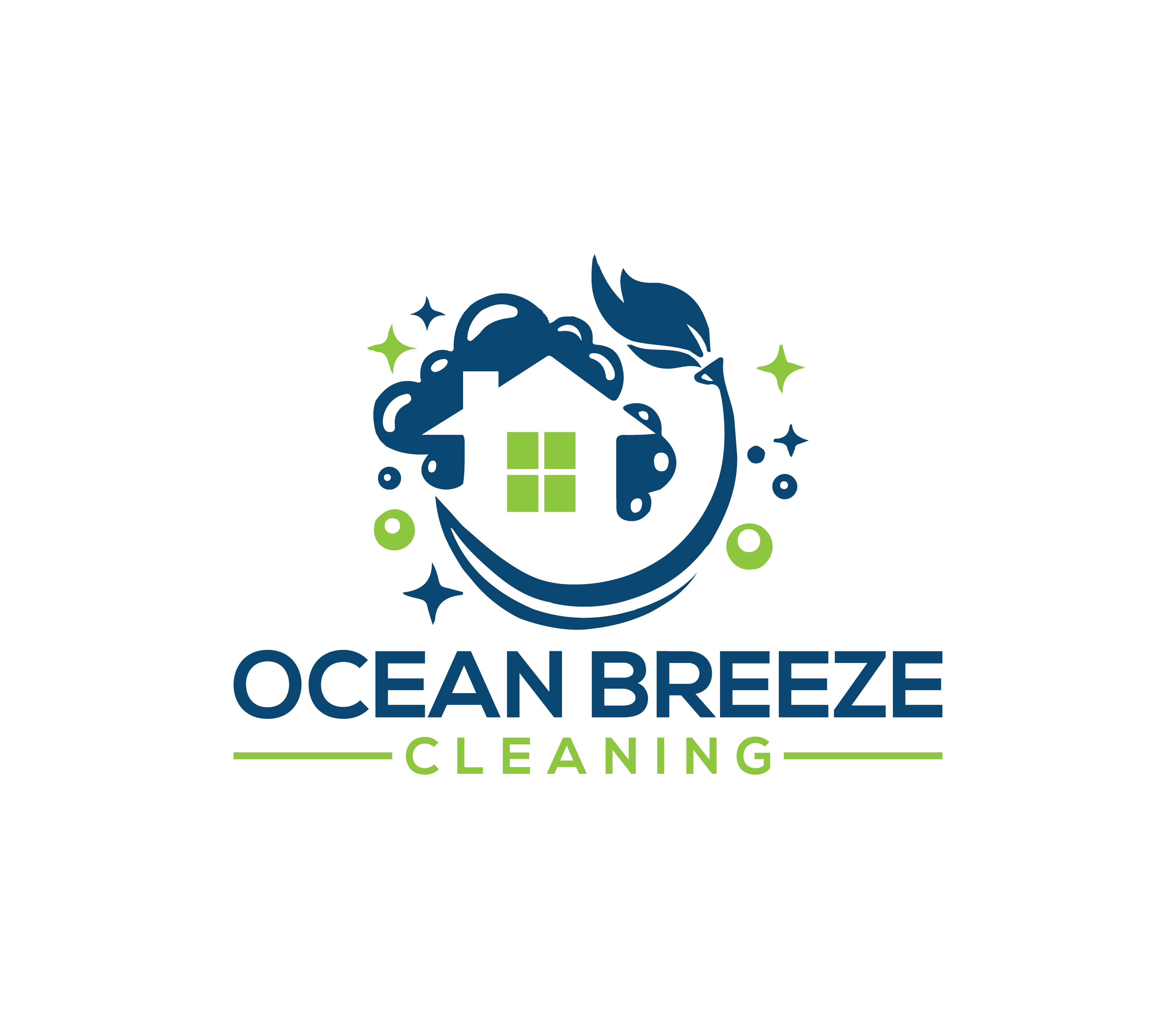 Logo Design by Nova_Create for Ocean Breeze Cleaning | Design #33133751