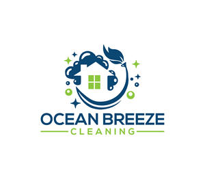 Logo Design by Nova_Create for Ocean Breeze Cleaning | Design: #33133751