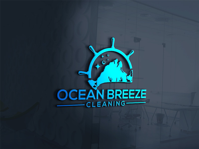 Logo-Design von AbdurRahim 2 für Ocean Breeze Cleaning | Design #33133638