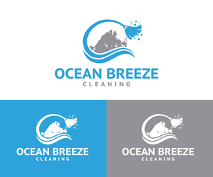 Logo-Design von ALI ISLAM für Ocean Breeze Cleaning | Design: #33137532