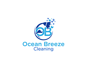 Logo-Design von Janna Design für Ocean Breeze Cleaning | Design: #33147947