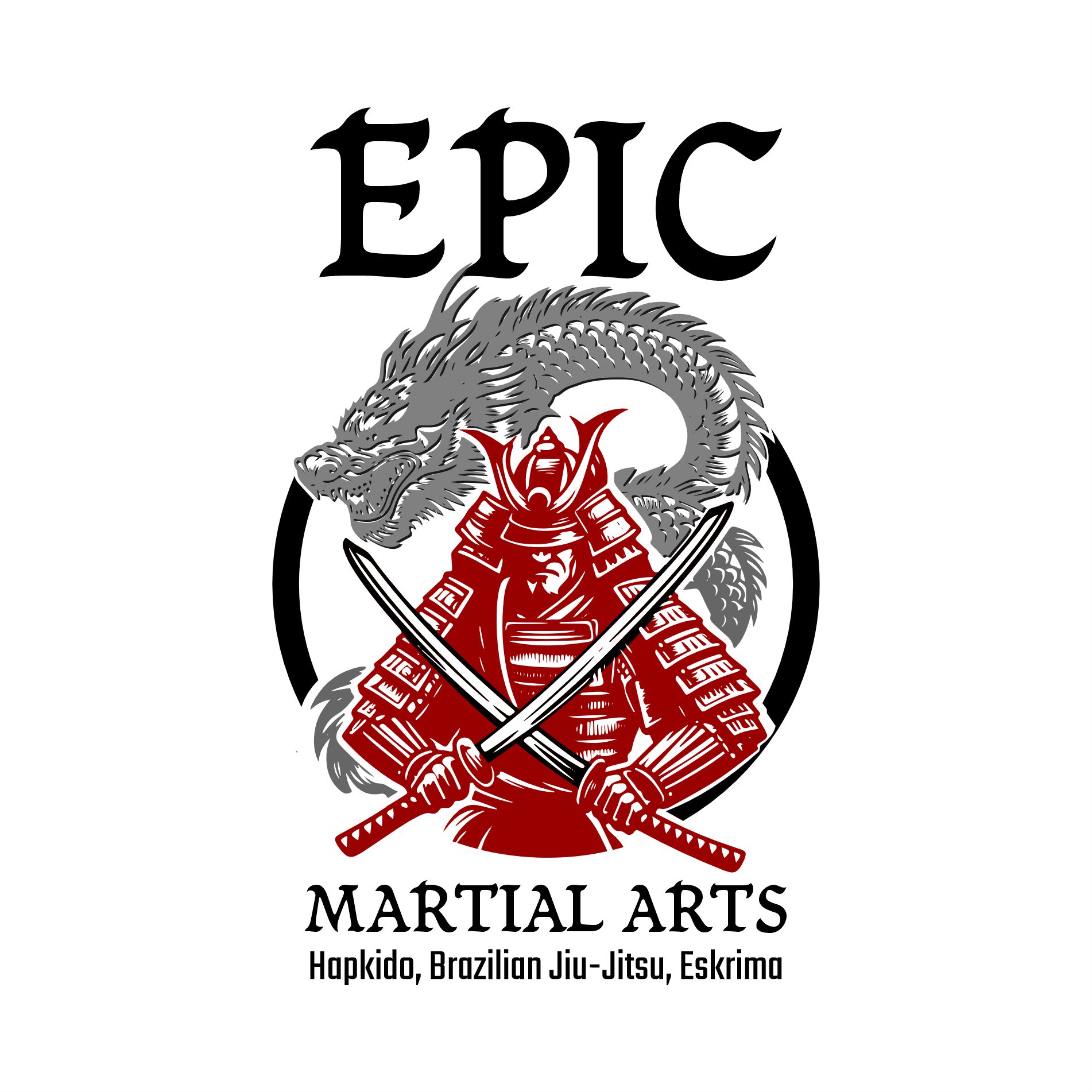 Logo Design by Muhammadsaria for Epic Martial Arts | Design #33133410